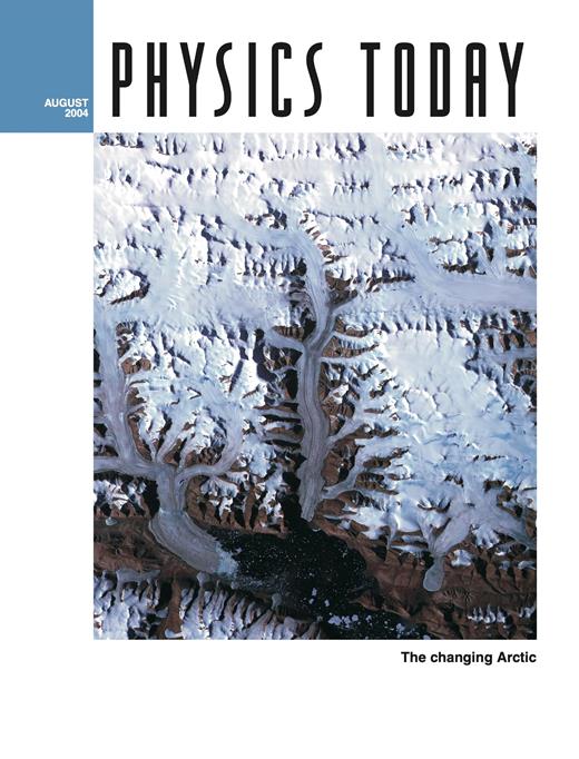 Physics Today Cover Image for Volume 57, Issue 8