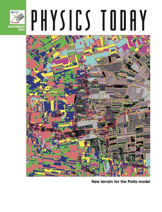 Physics Today Cover Image for Volume 58, Issue 11
