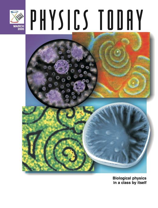Physics Today Cover Image for Volume 58, Issue 3