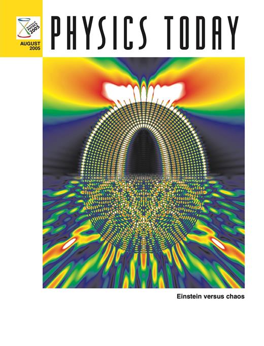 Physics Today Cover Image for Volume 58, Issue 8