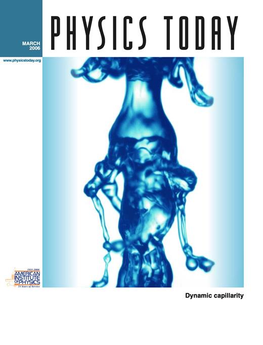 Physics Today Cover Image for Volume 59, Issue 3