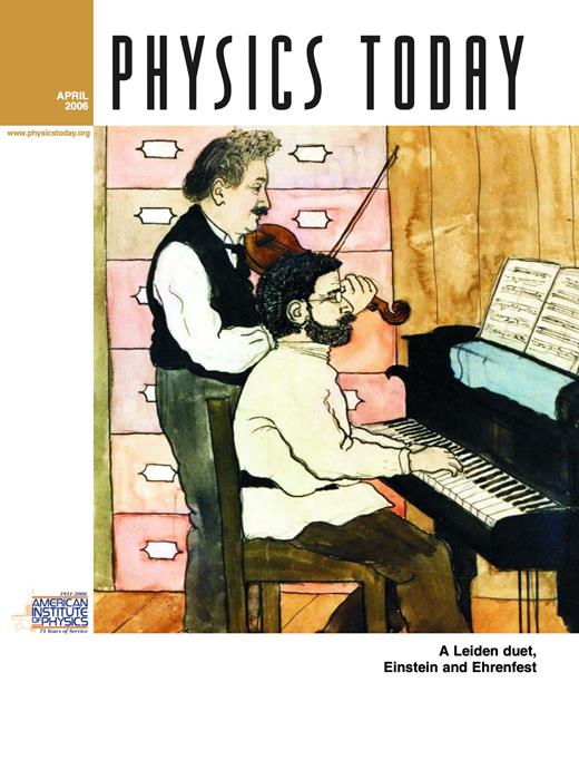 Physics Today Cover Image for Volume 59, Issue 4