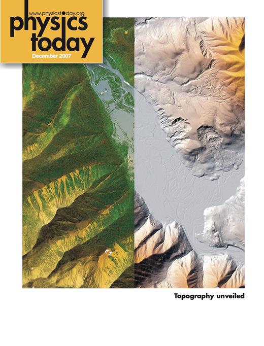 Physics Today Cover Image for Volume 60, Issue 12
