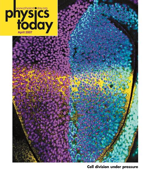 Physics Today Cover Image for Volume 60, Issue 4
