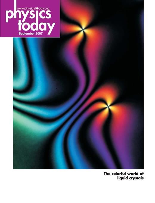 Physics Today Cover Image for Volume 60, Issue 9