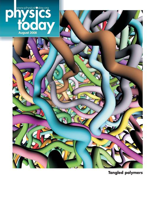 Physics Today Cover Image for Volume 61, Issue 8