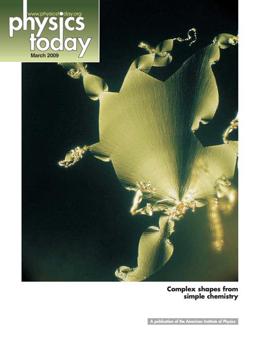 Physics Today Cover Image for Volume 62, Issue 3