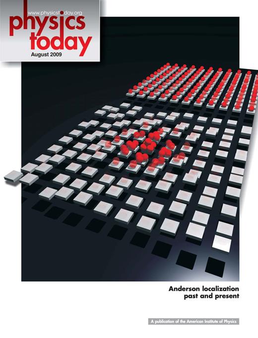 Physics Today Cover Image for Volume 62, Issue 8