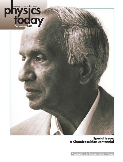 Physics Today Cover Image for Volume 63, Issue 12