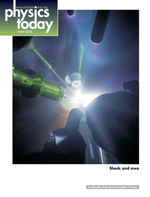 Physics Today Cover Image for Volume 63, Issue 6