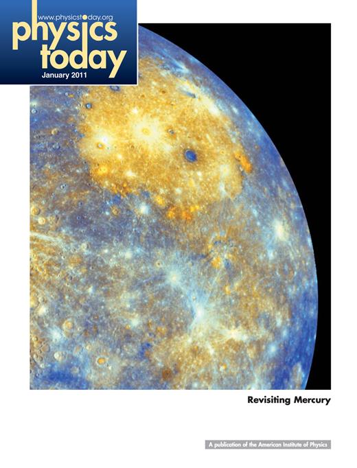 Physics Today Cover Image for Volume 64, Issue 1
