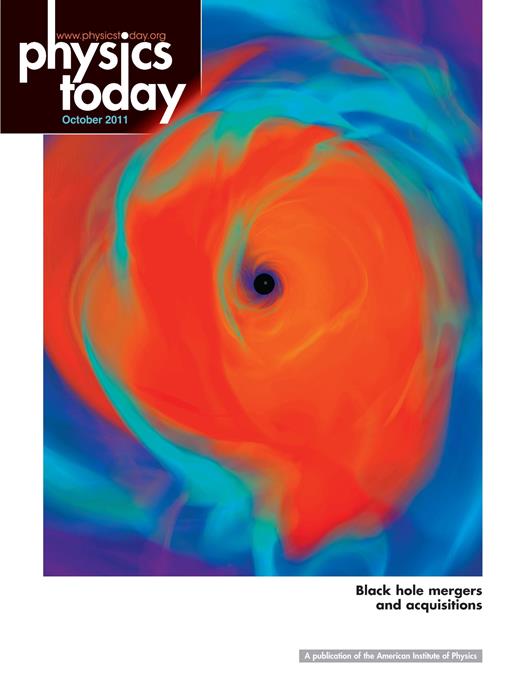 Physics Today Cover Image for Volume 64, Issue 10