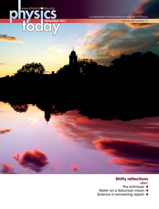 Physics Today Cover Image for Volume 64, Issue 11
