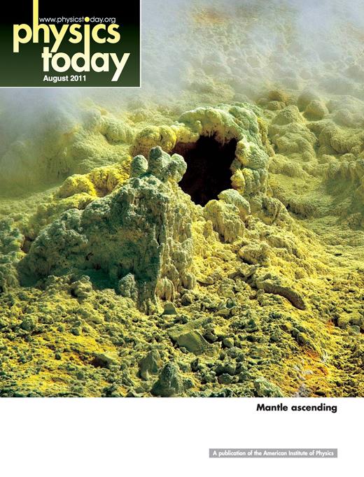 Physics Today Cover Image for Volume 64, Issue 8