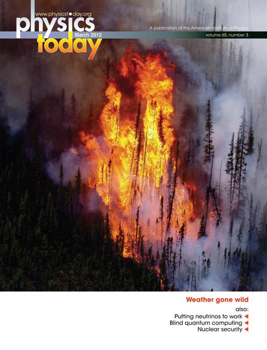 Physics Today Cover Image for Volume 65, Issue 3