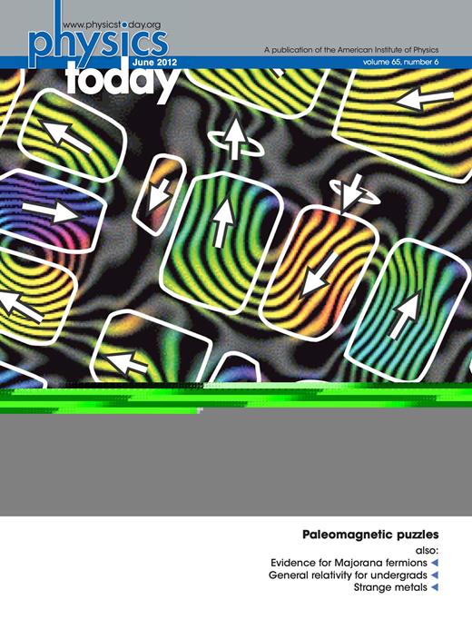 Physics Today Cover Image for Volume 65, Issue 6