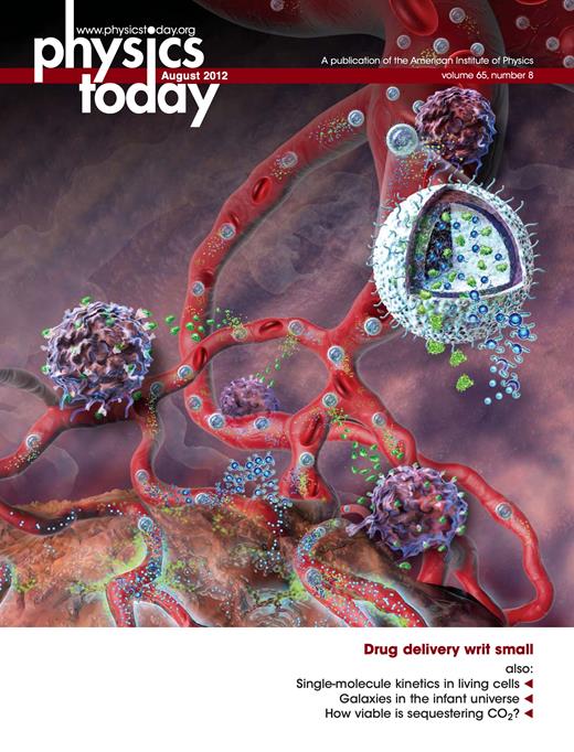 Physics Today Cover Image for Volume 65, Issue 8
