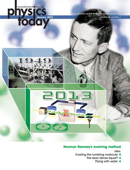 Physics Today Cover Image for Volume 66, Issue 1