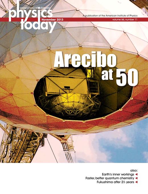 Physics Today Cover Image for Volume 66, Issue 11