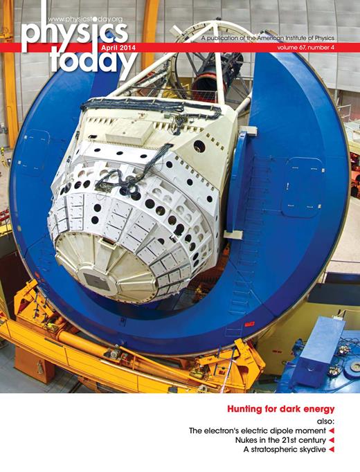Physics Today Cover Image for Volume 67, Issue 4