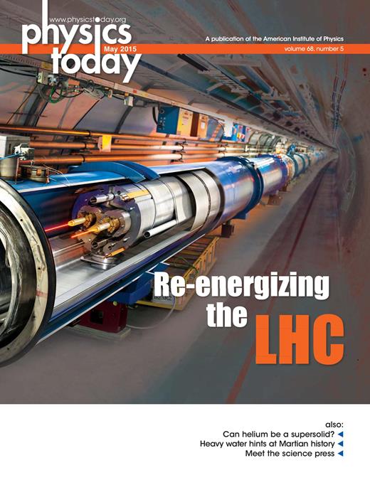 Physics Today Cover Image for Volume 68, Issue 5