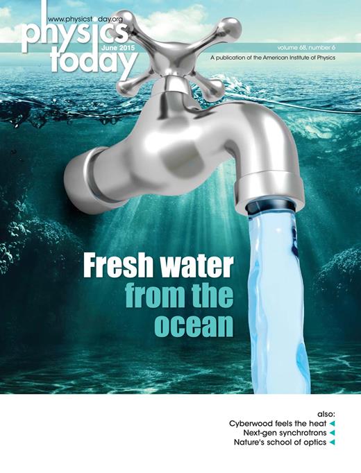Physics Today Cover Image for Volume 68, Issue 6