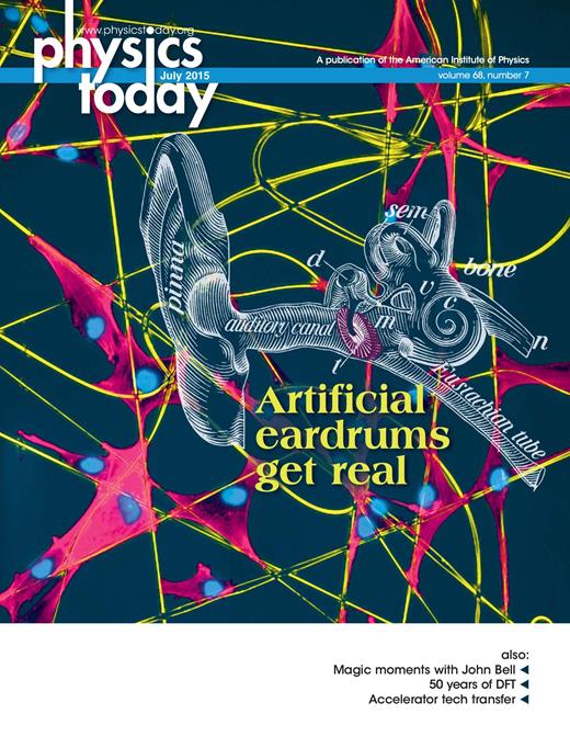Physics Today Cover Image for Volume 68, Issue 7