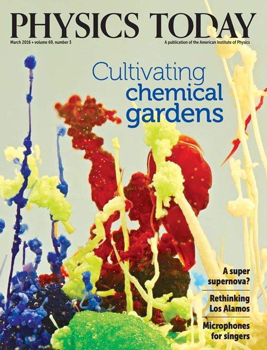 Physics Today Cover Image for Volume 69, Issue 3