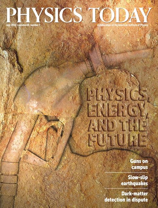 Physics Today Cover Image for Volume 69, Issue 7