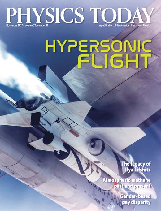 Physics Today Cover Image for Volume 70, Issue 11