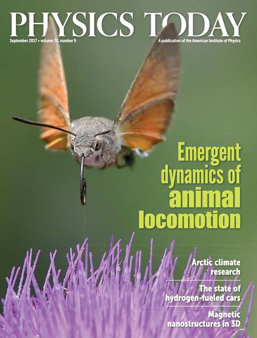 Physics Today Cover Image for Volume 70, Issue 9
