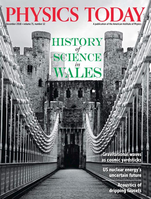 Physics Today Cover Image for Volume 71, Issue 12