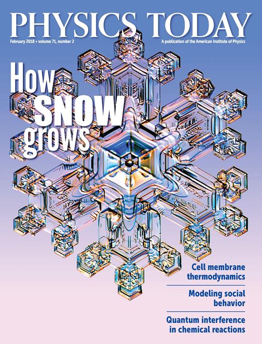 Physics Today Cover Image for Volume 71, Issue 2