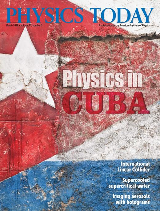 Physics Today Cover Image for Volume 71, Issue 3