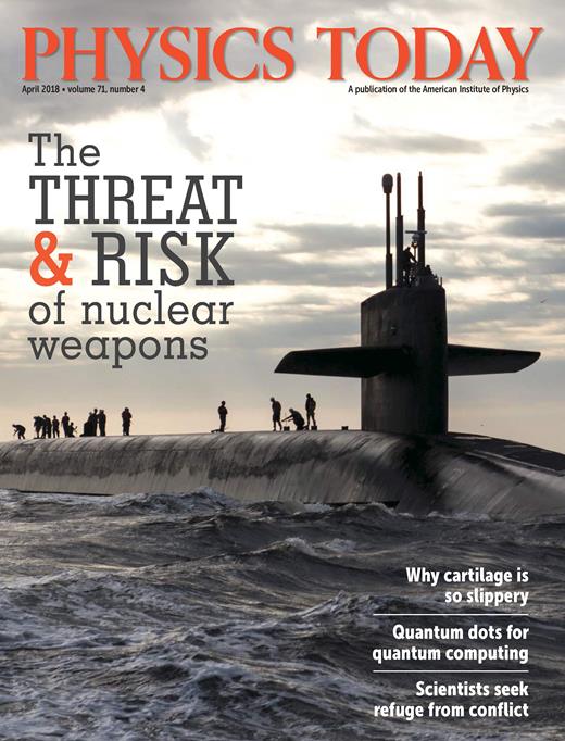 Physics Today Cover Image for Volume 71, Issue 4