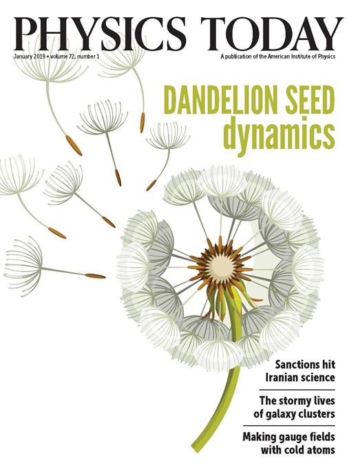 Physics Today Cover Image for Volume 72, Issue 1