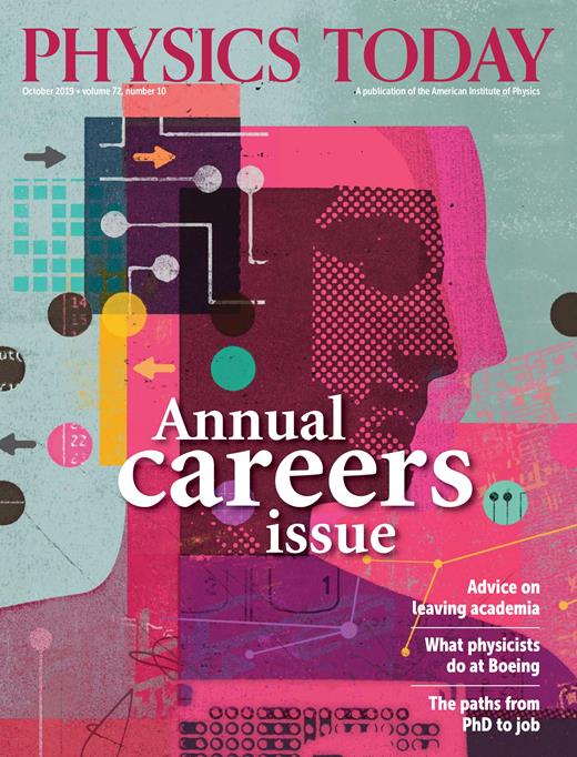 Physics Today Cover Image for Volume 72, Issue 10