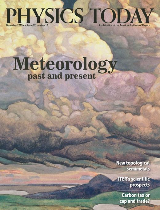 Physics Today Cover Image for Volume 72, Issue 12