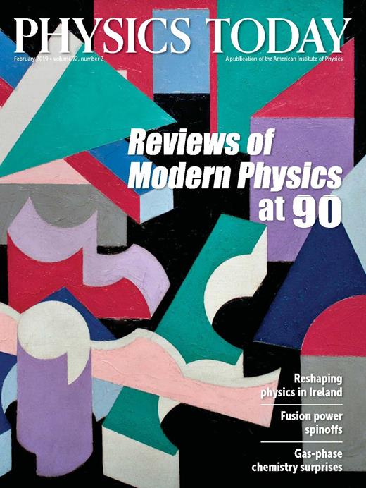 Physics Today Cover Image for Volume 72, Issue 2