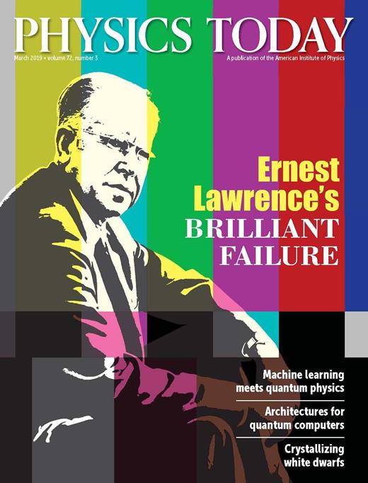 Physics Today Cover Image for Volume 72, Issue 3