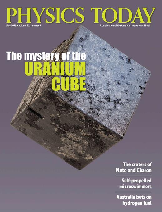 Physics Today Cover Image for Volume 72, Issue 5