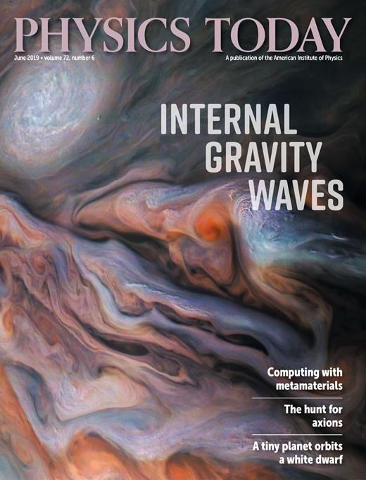 Physics Today Cover Image for Volume 72, Issue 6