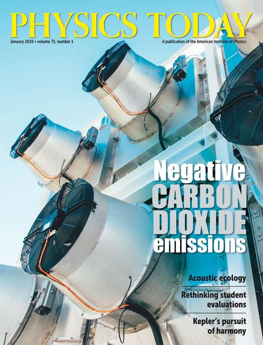 Physics Today Cover Image for Volume 73, Issue 1