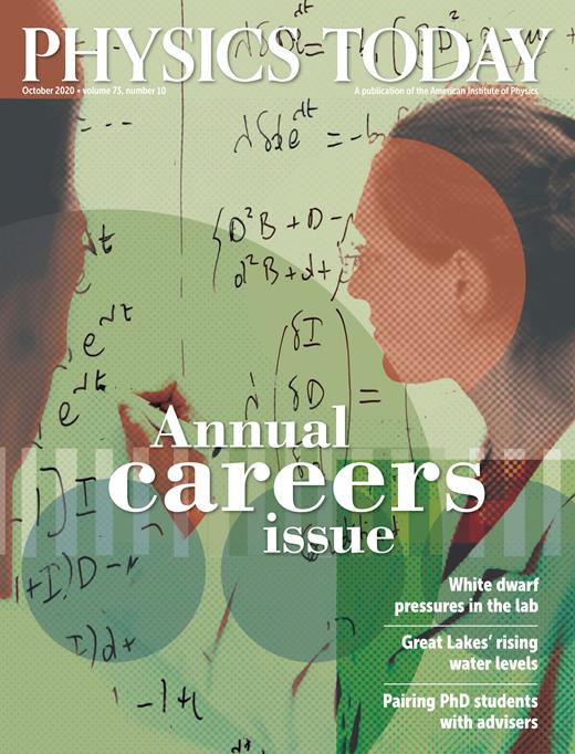 Physics Today Cover Image for Volume 73, Issue 10