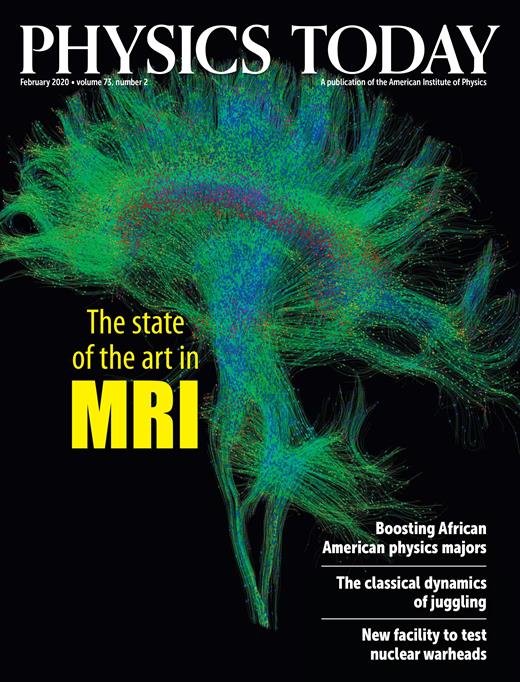 Physics Today Cover Image for Volume 73, Issue 2