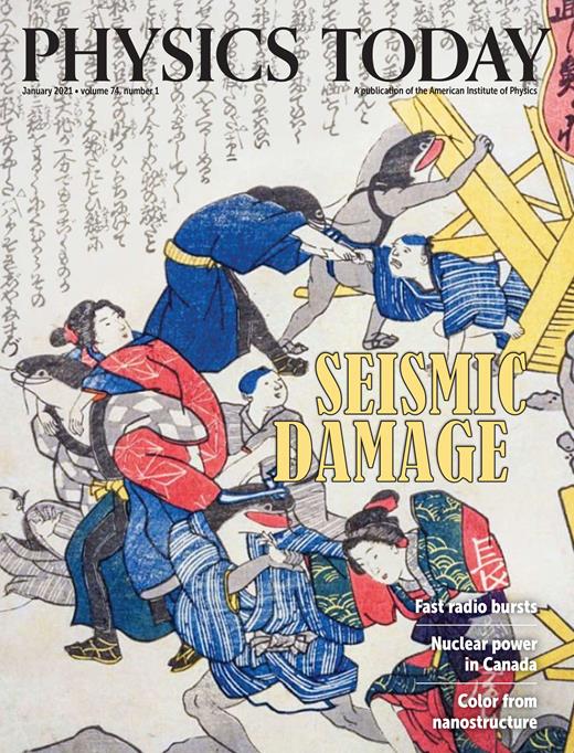 Physics Today Cover Image for Volume 74, Issue 1