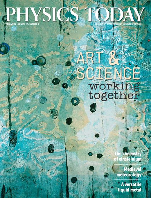 Physics Today Cover Image for Volume 74, Issue 4