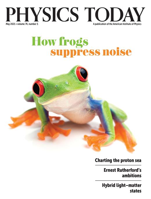 Physics Today Cover Image for Volume 74, Issue 5