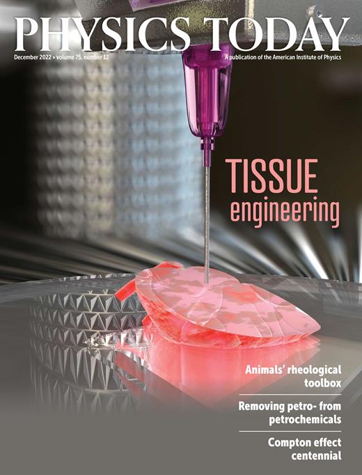 Physics Today Cover Image for Volume 75, Issue 12