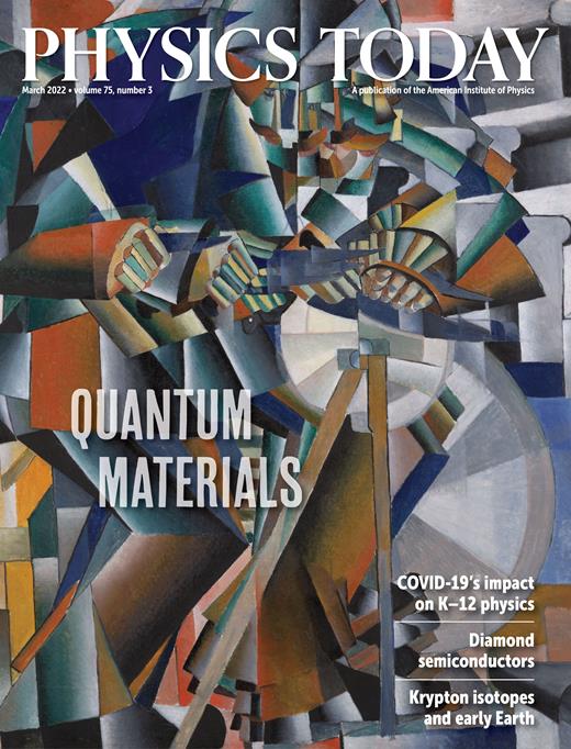 Physics Today Cover Image for Volume 75, Issue 3